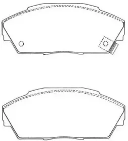 Комплект тормозных колодок, дисковый тормоз AISIN купить